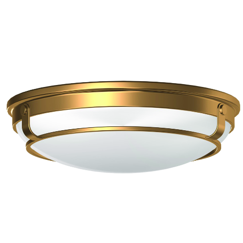 Framed Transitional LED Medium Flush Mount
