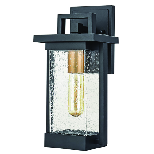 Large Outdoor Seeded Glass Sconce