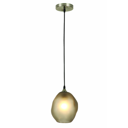 Frosted Glass Oblong Mini-Pendant