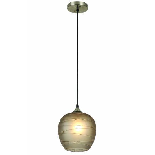 Frosted Glass Globe Mini-Pendant