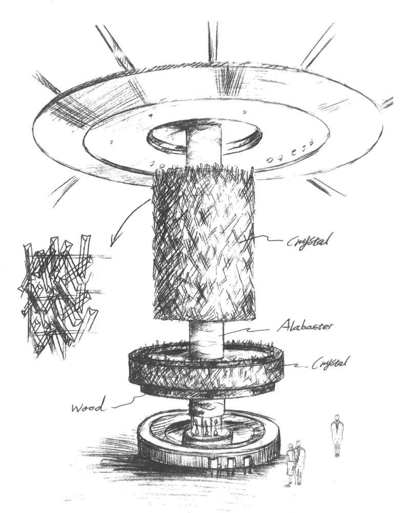 Custom-03-sketch_Circular-Column-Light